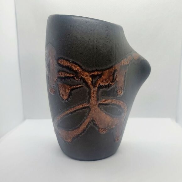 Vintage Mid Century Modern Laurentian Pottery Canada 12 OZ. Mug/Cup Textured - Picture 1 of 10